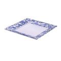 Blue Melamine Square Plates