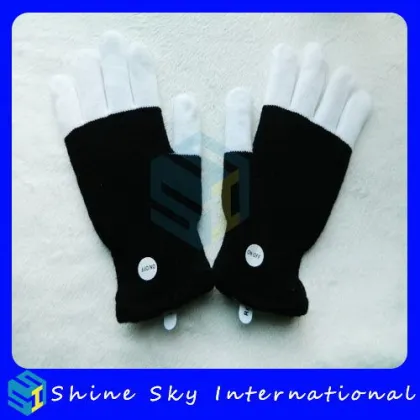 Super Quality Hotsell Bridal Glove Noble Led Flashing Gloves