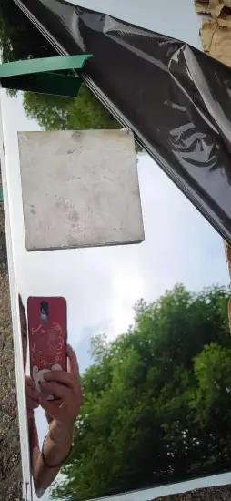 Stainless steel mirror plate