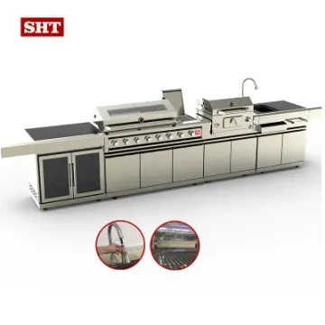 Wholesale Barbecue Grill Gas Charcoal Outdoor Island Kitchen for Home