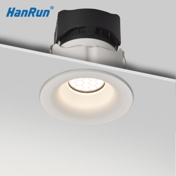 120° 3CCT Aluminum 9W Antiglare LED Downlights for Kitchen and Home Office
