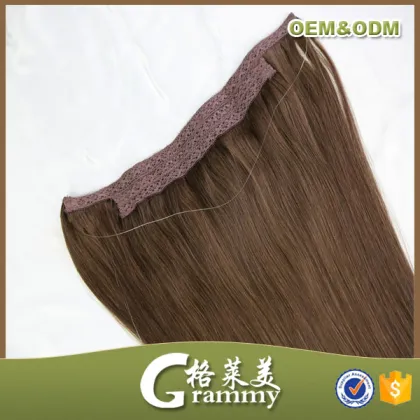 Grammy hair factory Fish line human hair set