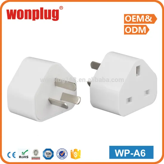 Wonplug wholesale New design UK to Australia au converter plug au 3 pin adapter with CE ROHS certification