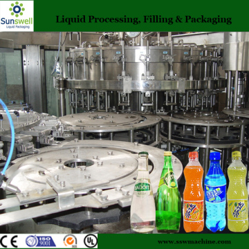 Automatic 3 in 1 Carbonated Beverage Filling Equipment for Gas Drink Processing