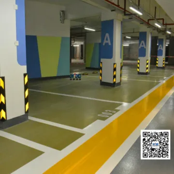 Epoxy Parking lot concrete substrate floor coating paint wear resistant high strength floor paint