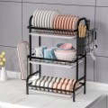 3 Tier Dish Drying Rack with Drainboard