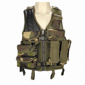 Safety vests, camouflage for military tactical, various materials available, SGS standard