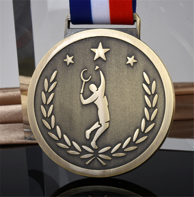 Personality Metal Badminton Custom Sport Medal