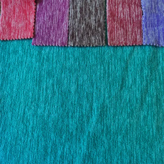 Two Side Brushed Oneside Antipiling Green Cationic Fleece