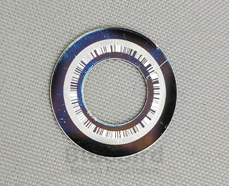 Fiber optic encoder dial