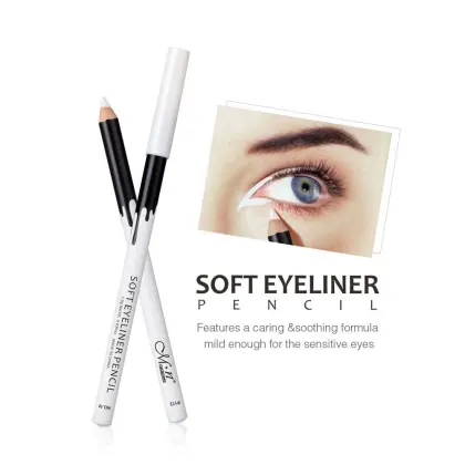 High-Quality Cosmetics: Menow Wooden Rod White Silkworm Pen Eyeliner Eye Shadow Pen