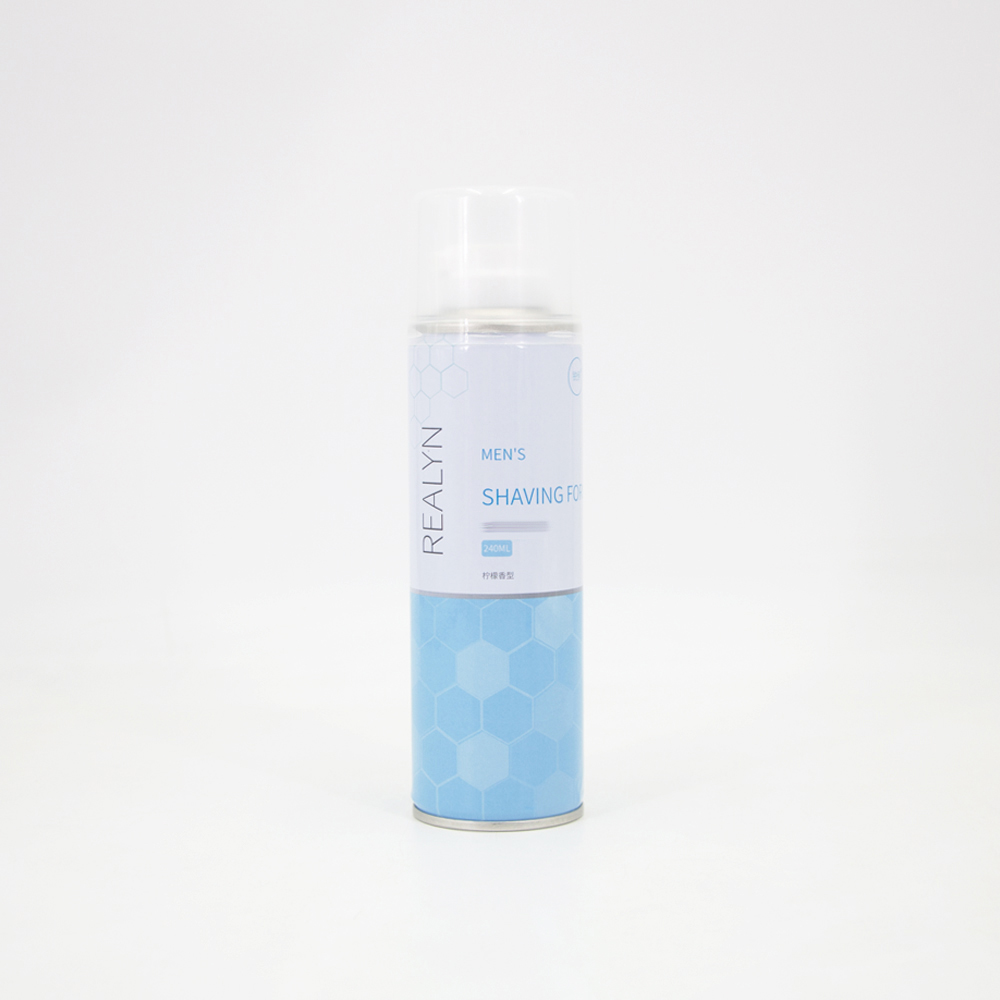 250ML Spray shaving foam aerosol can