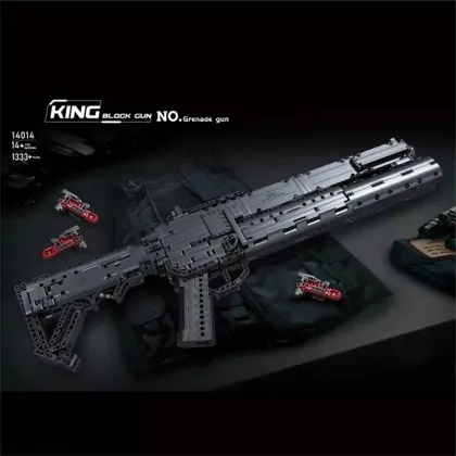 High-Quality DIY Toy Mould King 14014 Block Gun: Montessori Educational Kids' Toy