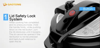 Electric Air Fryer Pressure Cooker Combo: Slow Cooker Rice/Steamer All-in-1