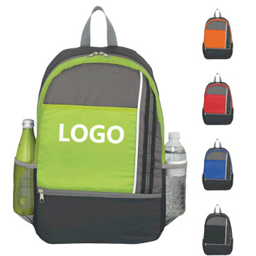 Elegant Leather Backpack with Pockets