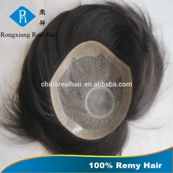 Cheap wholesale factory price 100% human hair natural men stock toupee