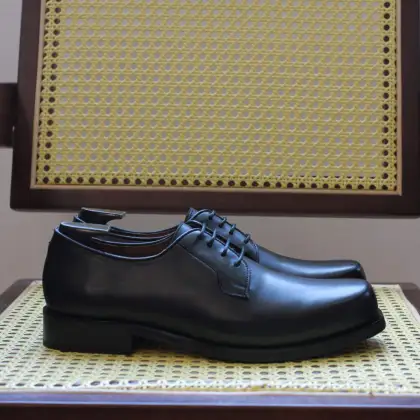 Kemayanni High-Quality Handmade Oxford Derby Shoes - Thick Leather Sole Casual Wear for Men and Women