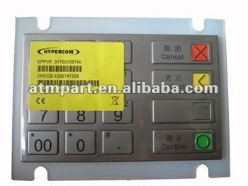 ATM spare parts wincor EPPV5 keypad/keyboard 01750155740