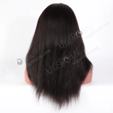 african american women kinky straight human hair full lace wig