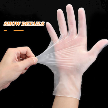 Powder Free Disposable Clear Vinyl Gloves