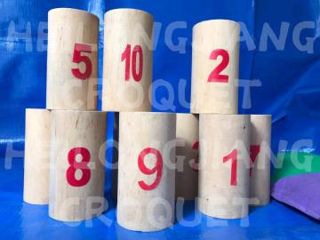 WOODEN GARDEN GAME-Cylinder Kubb