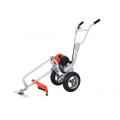 Hand push wheel brush cutter grass trimmer