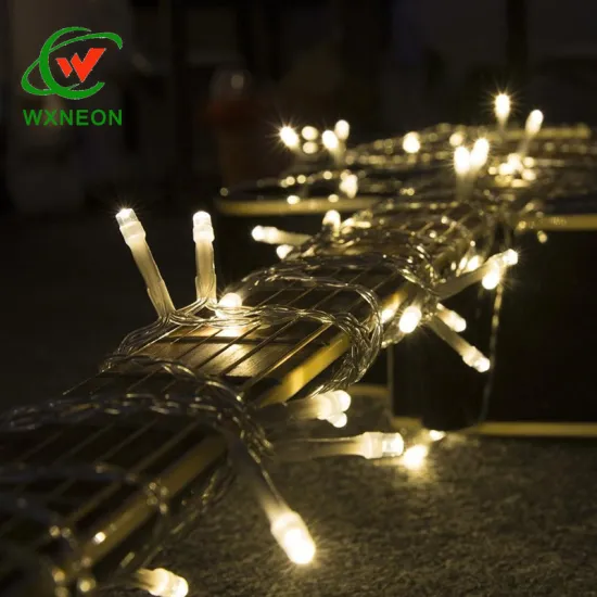 5m 50LED Copper String Light - Warm White, Battery Operated Christmas Decorative Lighting