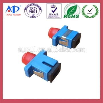 FC-SC SM Simplex Optical Fiber Adaptor Plastic Case