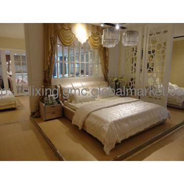 Sweet home and high quality  and modern leather  soft bed  3D688
