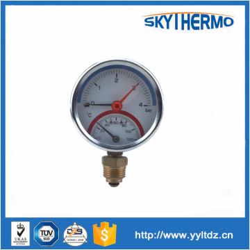 metediar measuring gauge liquid filled air pressure gauge thermomanometer with good price