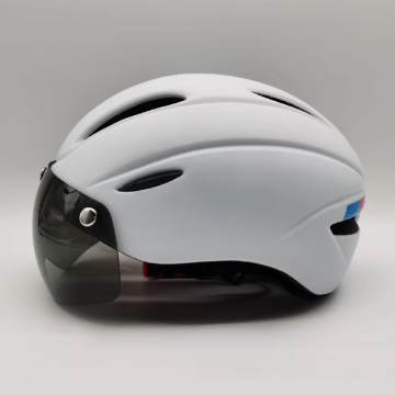 Urban Bike Helm mit Sonnenschattenspiegel und magnetische Schutzbrille