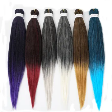 braids hot water setting pre stretched braiding hair crochet braid hair