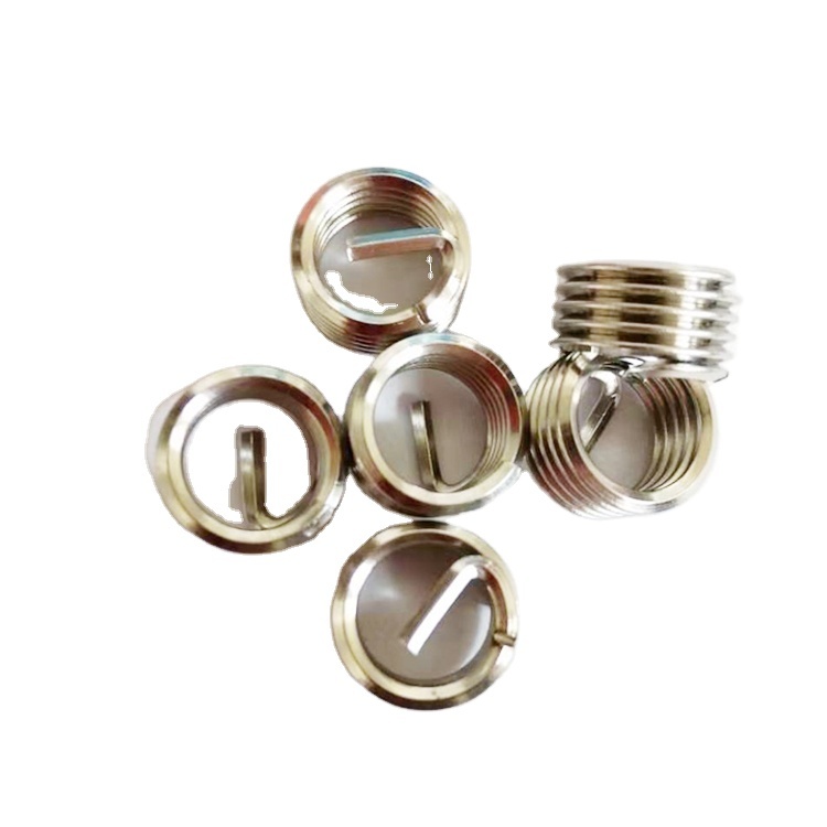 304 Stainless Steel Wire Thread Inserts Locking Type Fasteners with M2 M8 Threads Packed in Carton Box Metric Measurement System