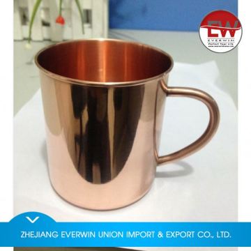 Factory direct sale trendy style stainless steel stein copper mug 450ml wholesale price