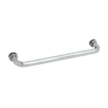 Tubular Single-Sided Glass Mounted Shower Door Towel Bar