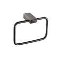 Square Bathroom Hand Towel Holder Ring Chrome