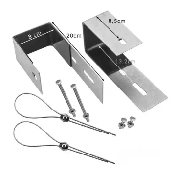 Balcony Solar Power Station: Bracket Hook, Attachment, J-Mount, and Roped Fixed Mounting Solutions