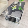 Tavolino mdf in vetro gloss ad alto stile moderno