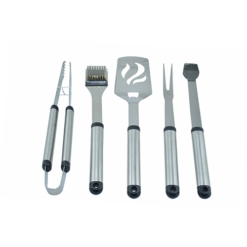 5 pc's roestvrijstalen BBQ Tools Camping -accessoires