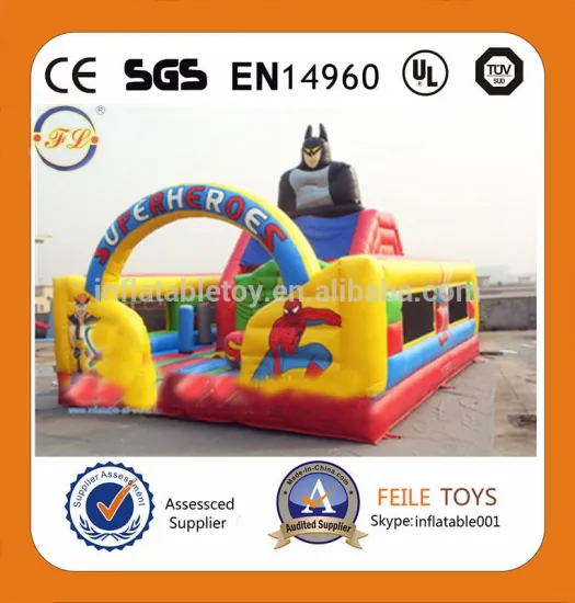 Inflatable Batman fun city/giant inflatable city/inflatable playground