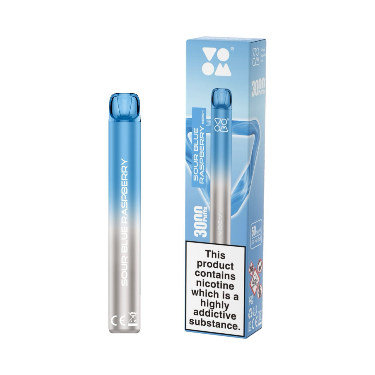 VOOM Mesh 3k puffs-Sour Blue Raspberry