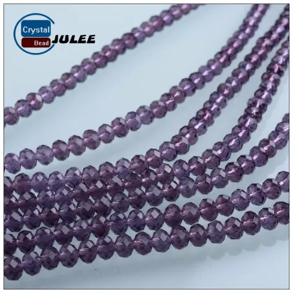 Pujiang supplier crystal beads A Grade Glass Beads Wholesale Rondelle Czech Beads