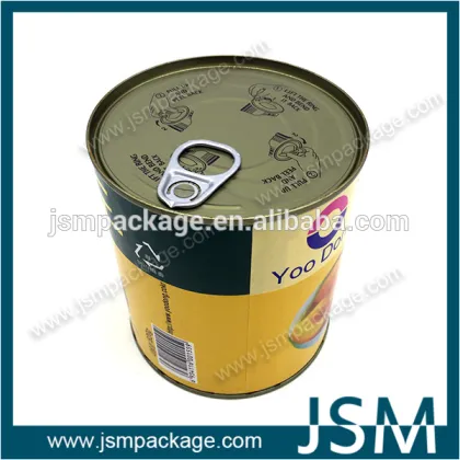 Empty can for canned food packing