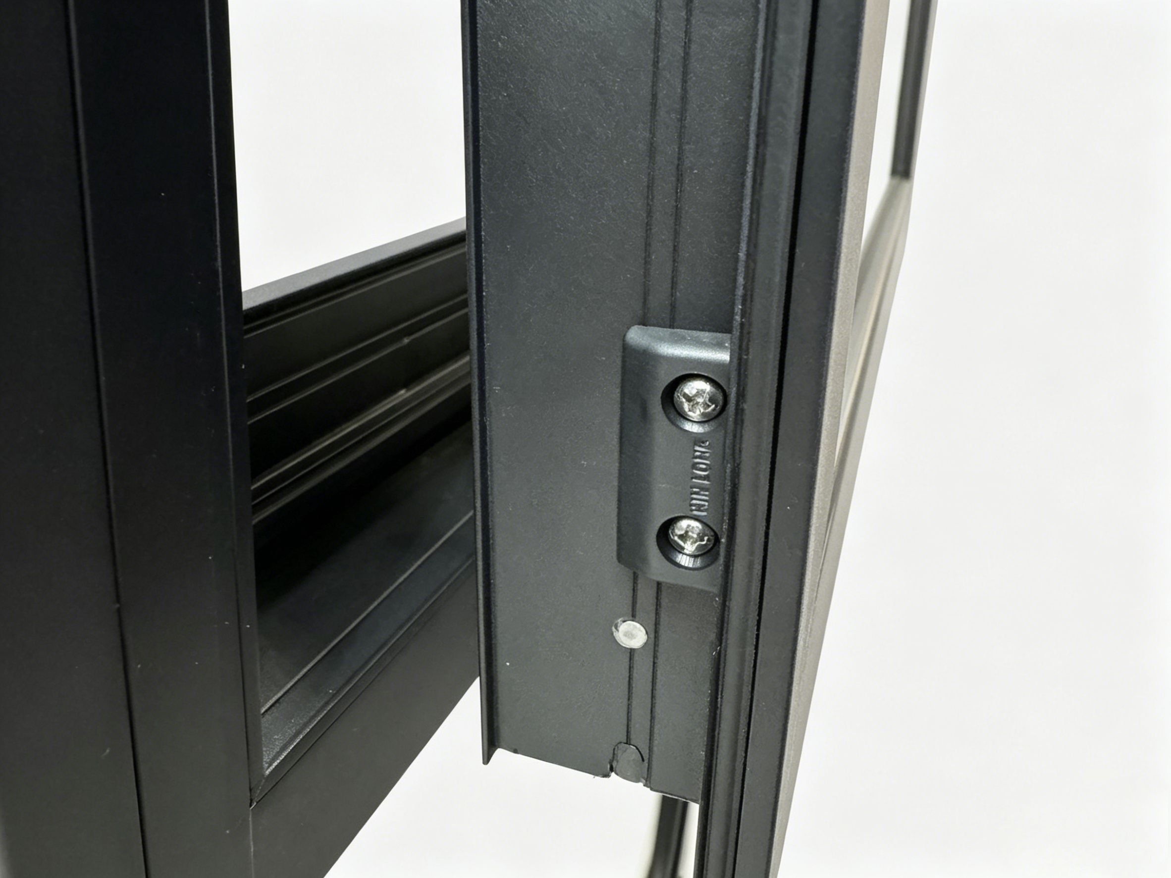 Detailed image of top-hung windows