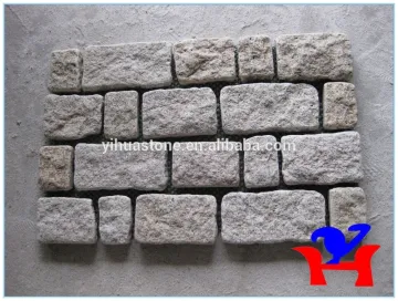 G682 natural tumbled meshed paver for the garden