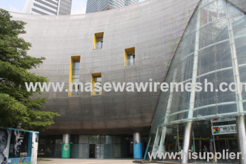 Architecture Wire Mesh As Curtain Wall 