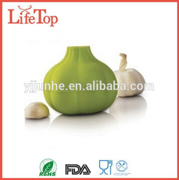 High Quality Garlic Shaped Food Grade Silicon Garlic Peeler