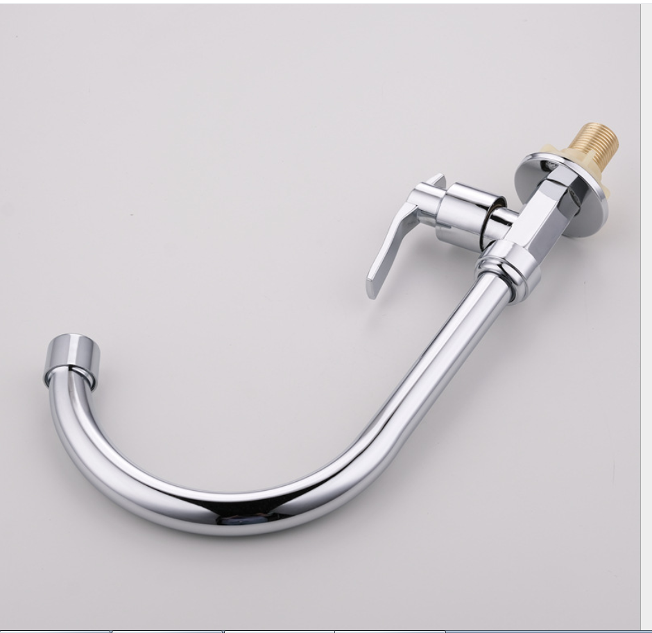 Factory wholesale single handle deck mounted basin sink and faucet cold water kitchen tap