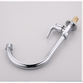 Factory wholesale single handle deck mounted basin sink and faucet cold water kitchen tap