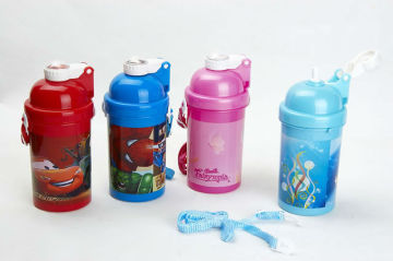 3D design plastic water bottle